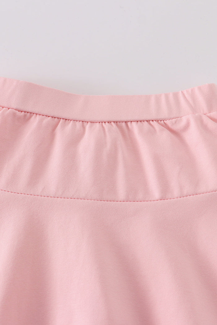 Pink basic skort