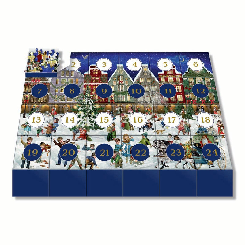 Winter Evening Christmas Advent Calendar Jigsaw Puzzle