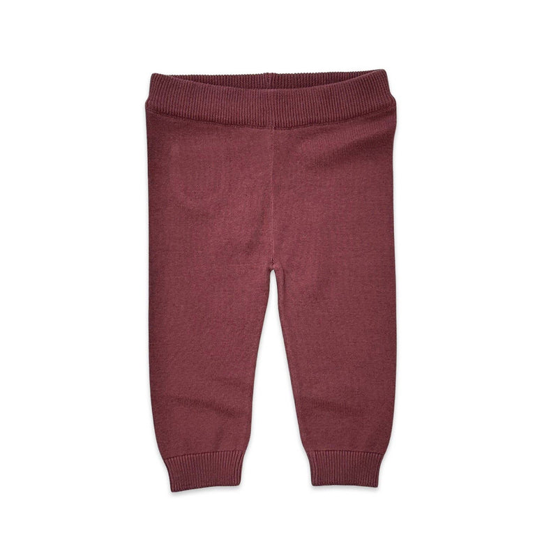 Pocket Sweater Knit Baby Legging Pants (Organic Cotton)