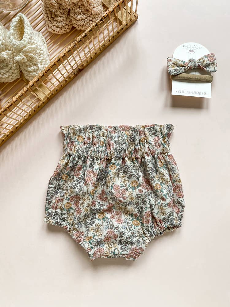 Baby bloomers / blush floral