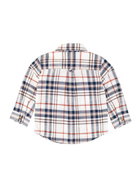 Boys Homegrown Harvest Plaid Long Sleeve Button Down Shirt