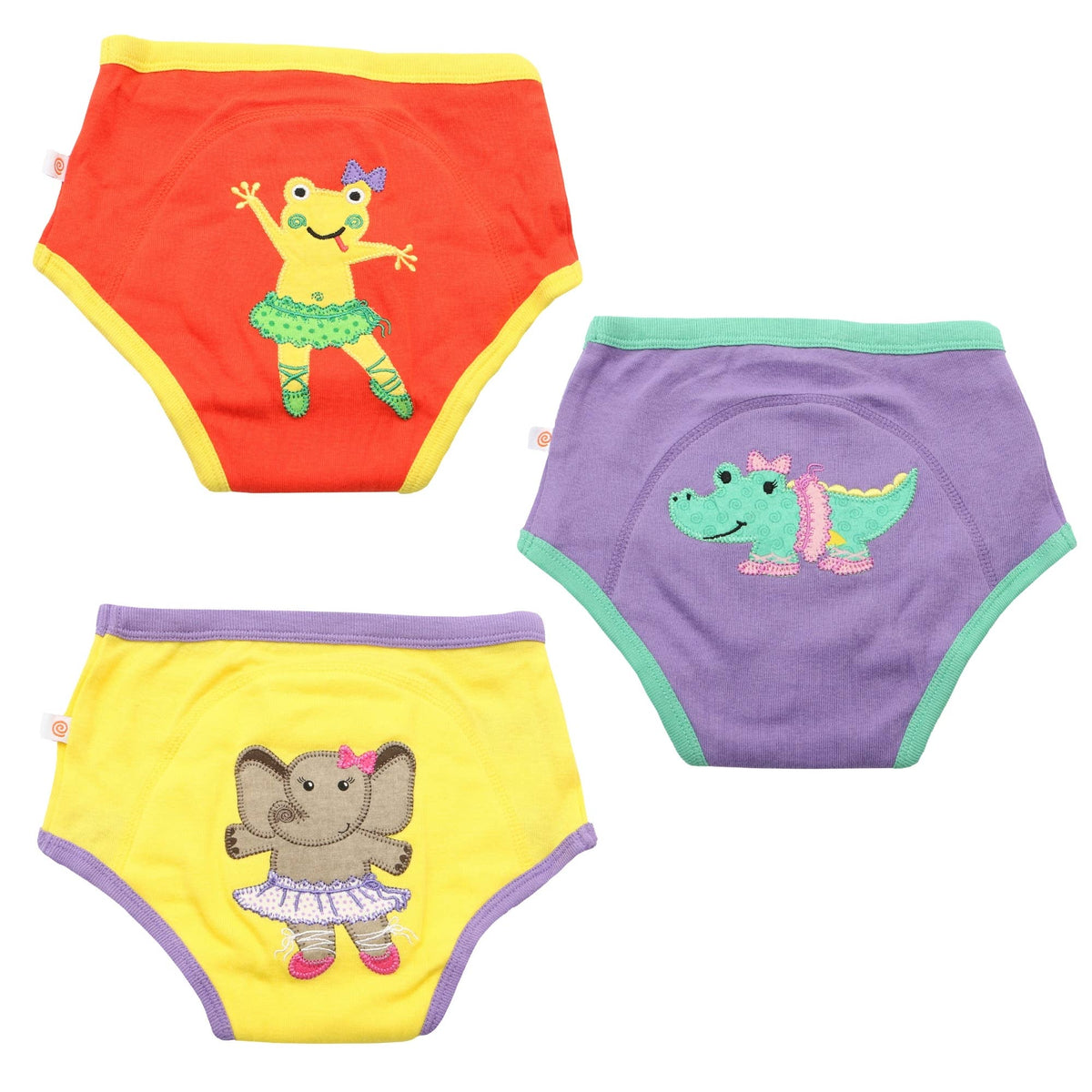 Organic Cotton 3 PC Potty Training Set - Ballerina Gals