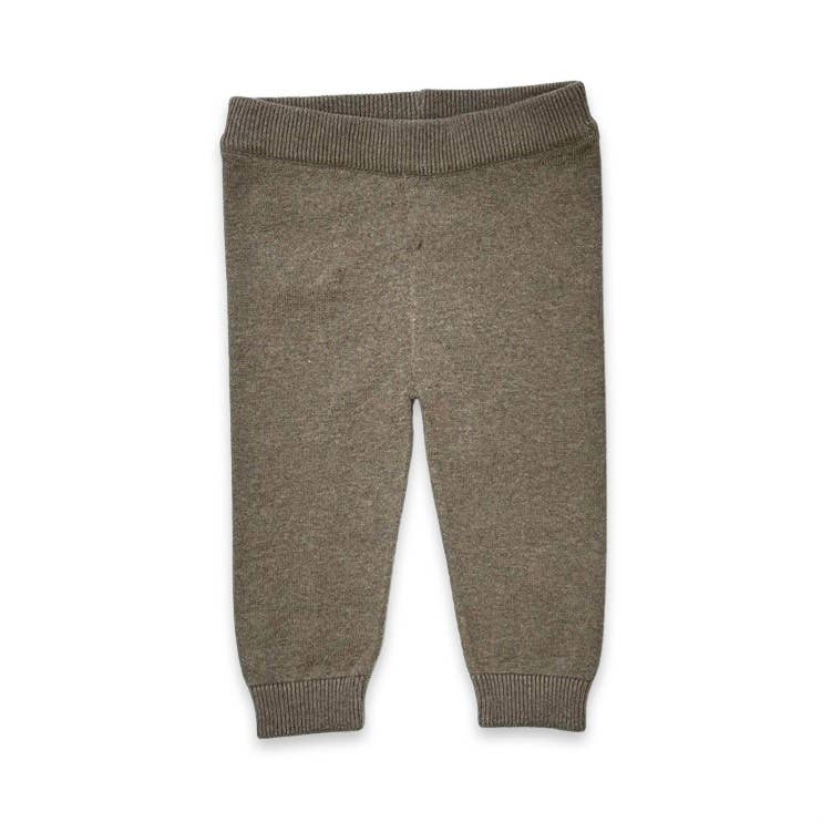 Pocket Sweater Knit Baby Legging Pants (Organic Cotton)