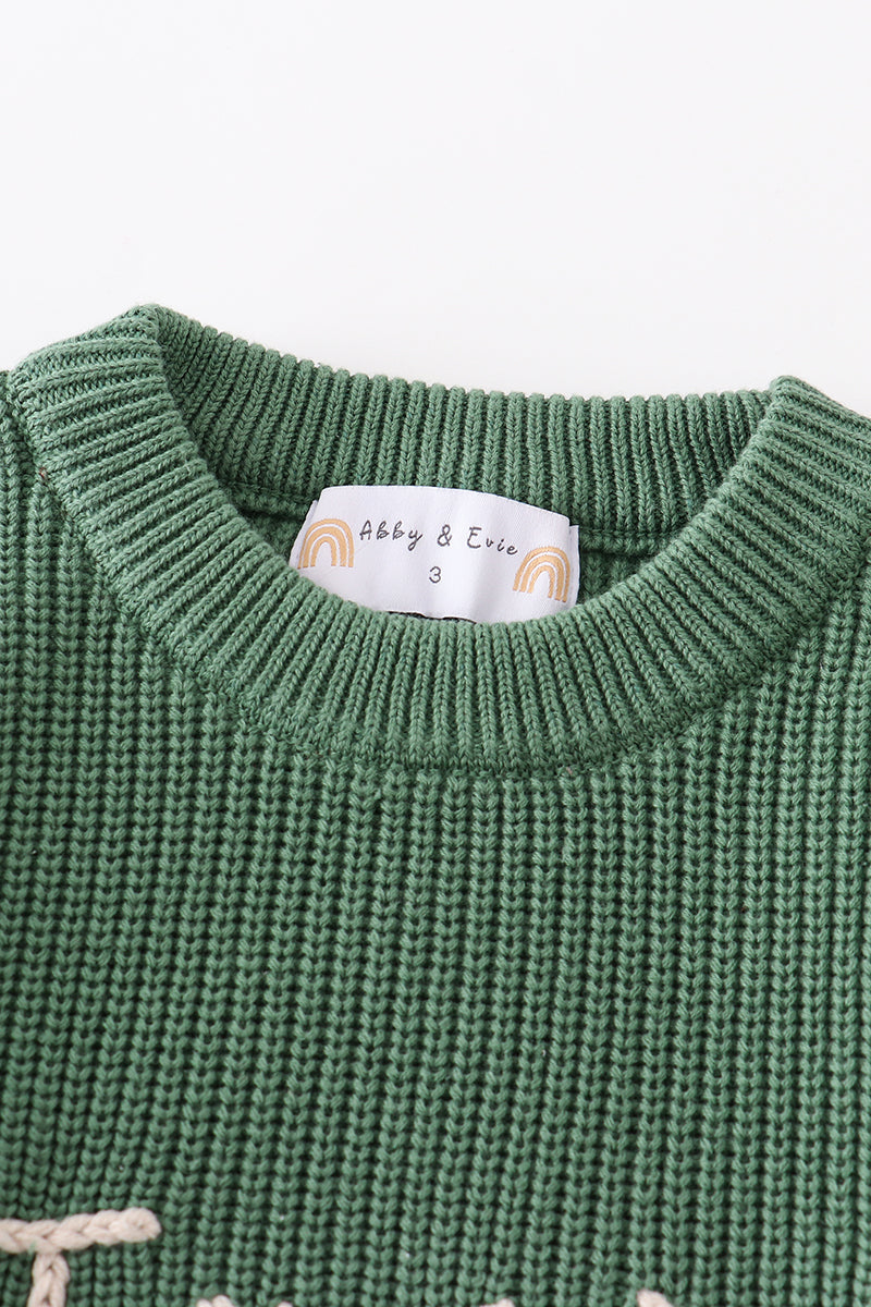 Hand made joy sweater