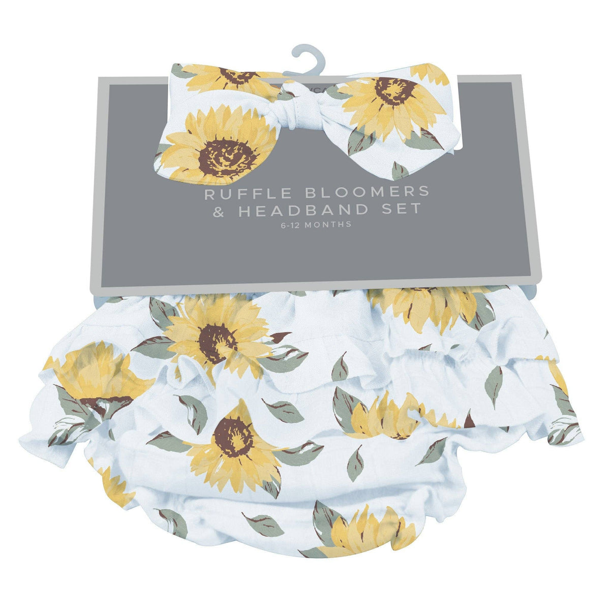 Sunflower Farm Ruffle Bloomers and Headband Set