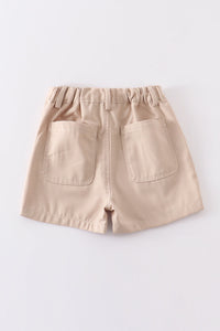 Premium Khaki pocket boy cargo short