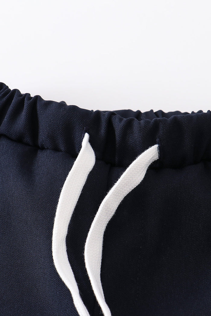 Premium Navy pocket boy shorts