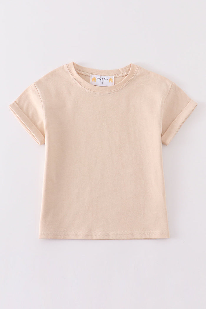 Premium Apricot basic T-shirt