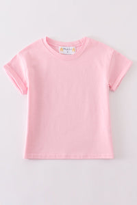 Premium Blush basic T-shirt Kids and adult