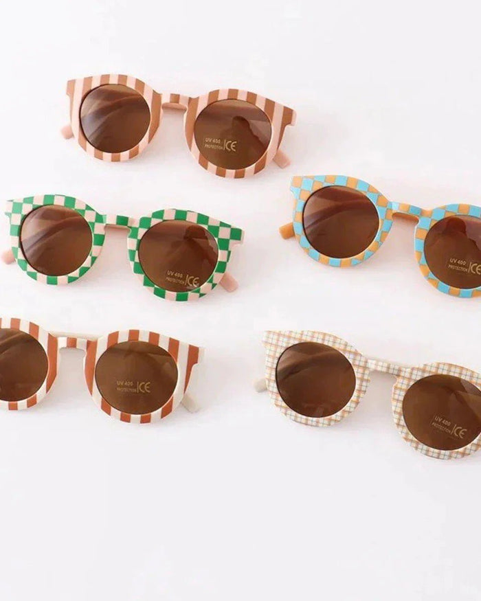 retro round sunglasses UV400 -toddler & kids