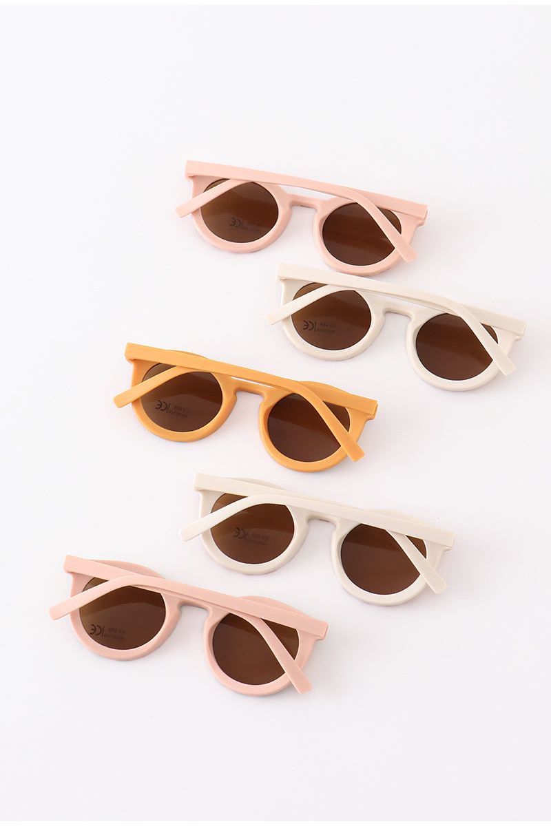 retro round sunglasses UV400 -toddler & kids