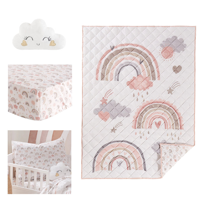 Rainbow Dreams 5-Piece Toddler Bedding Set