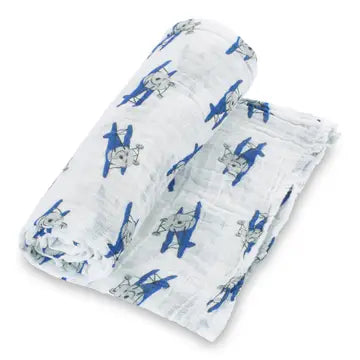 Up, Up, Up and Away Baby Swaddle Blanket