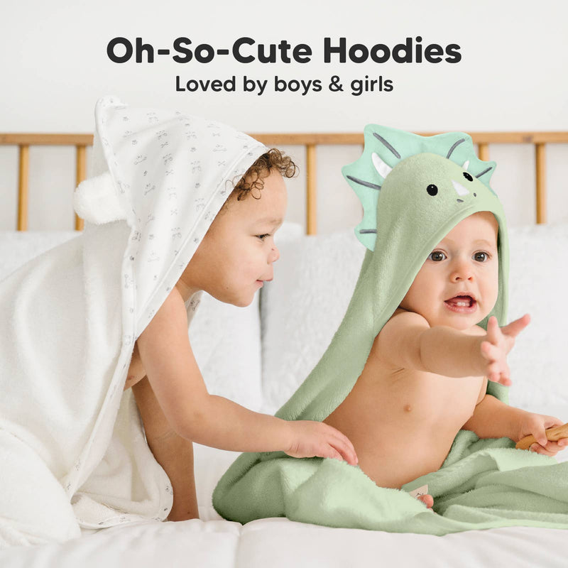 KeaBabies Cuddle Baby Hooded Towel