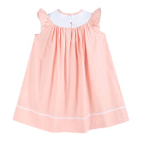 Light Pink Easter Smocked Bishop Dress