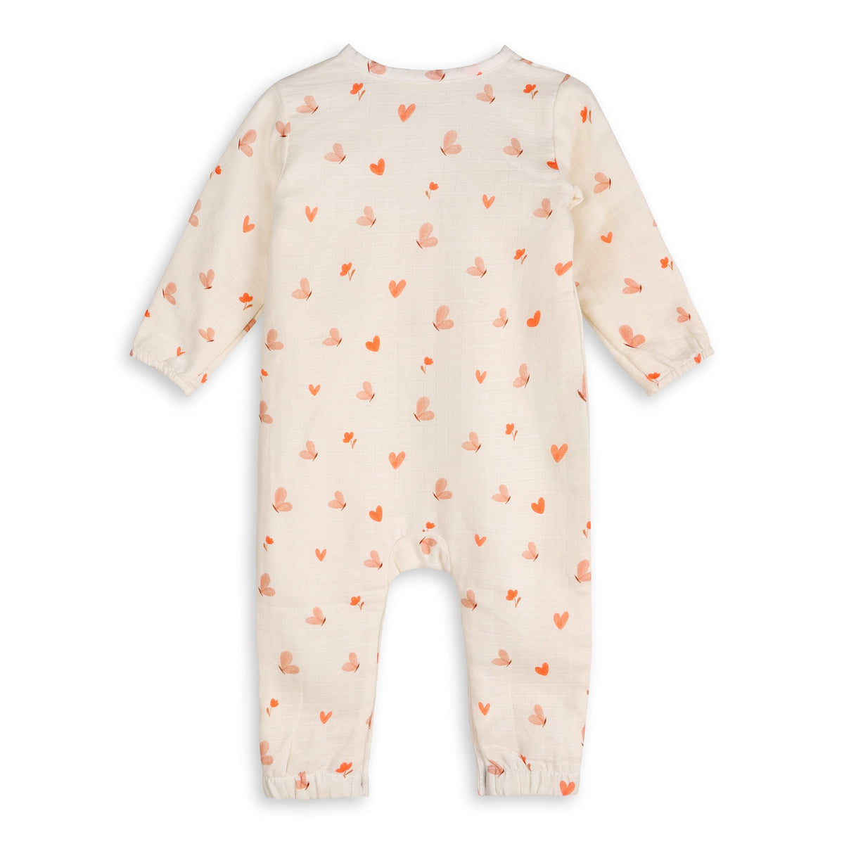 Butterfly Love Long Sleeve Baby Jumpsuit (Organic Muslin)