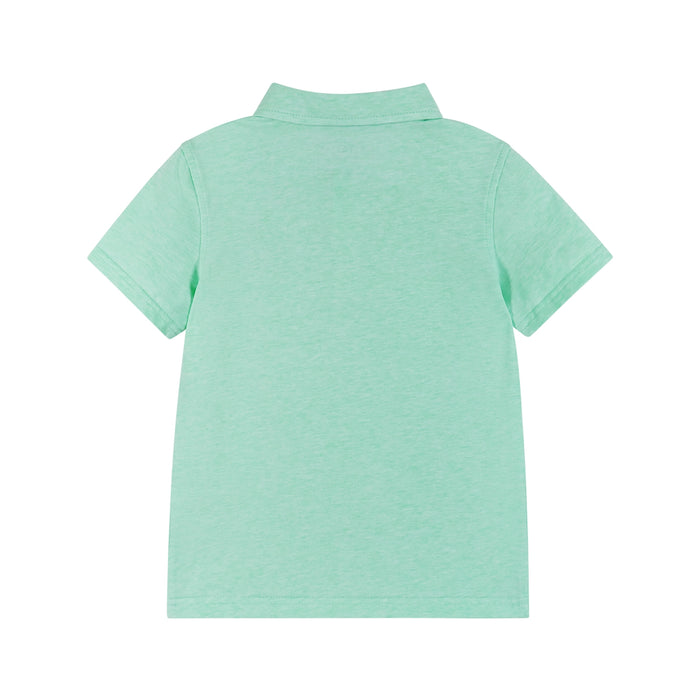 Boys Aqua Chameleon Polo Shirt