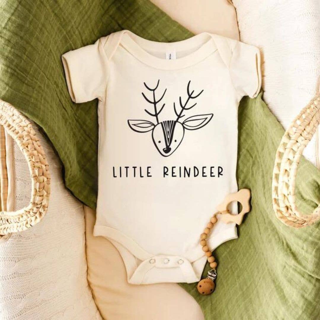 Little Reindeer Baby Bodysuit | Christmas for Baby