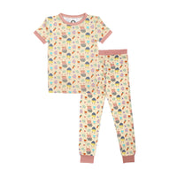 Easter Bamboo Kids Pajamas - Egg Hunt, Short Sleeve/Pants