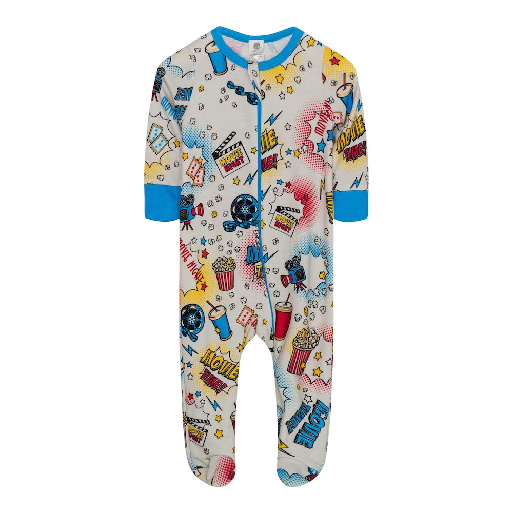 Movie Night Footed Pajamas