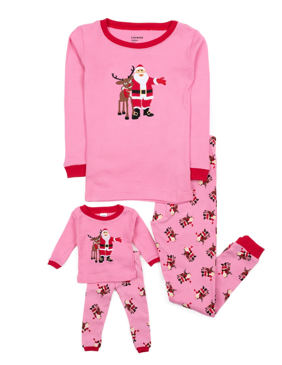 Kids Girl and Doll Cotton Pajamas