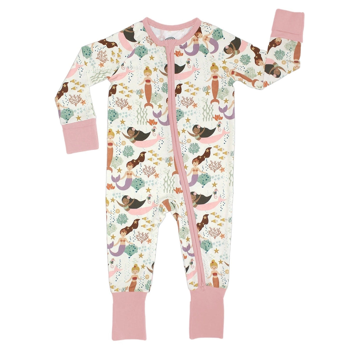 Mermaids Romper Bamboo Pajamas and Baby Clothes