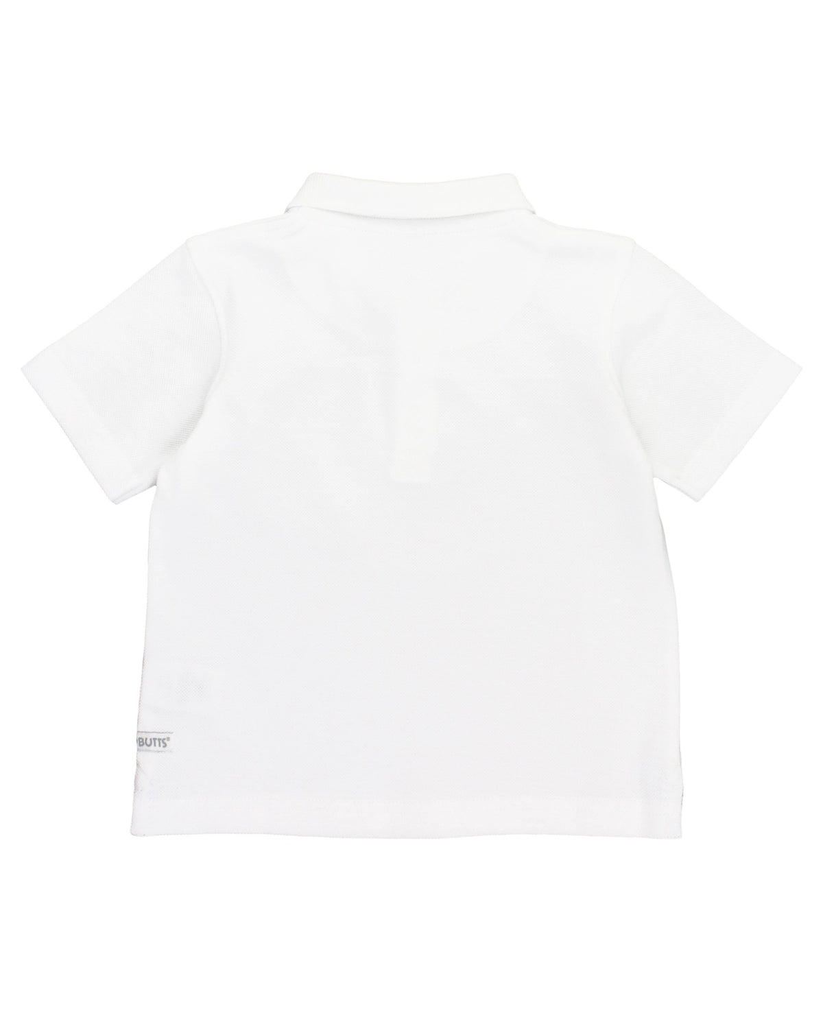 White Pique Short Sleeve Polo Shirt