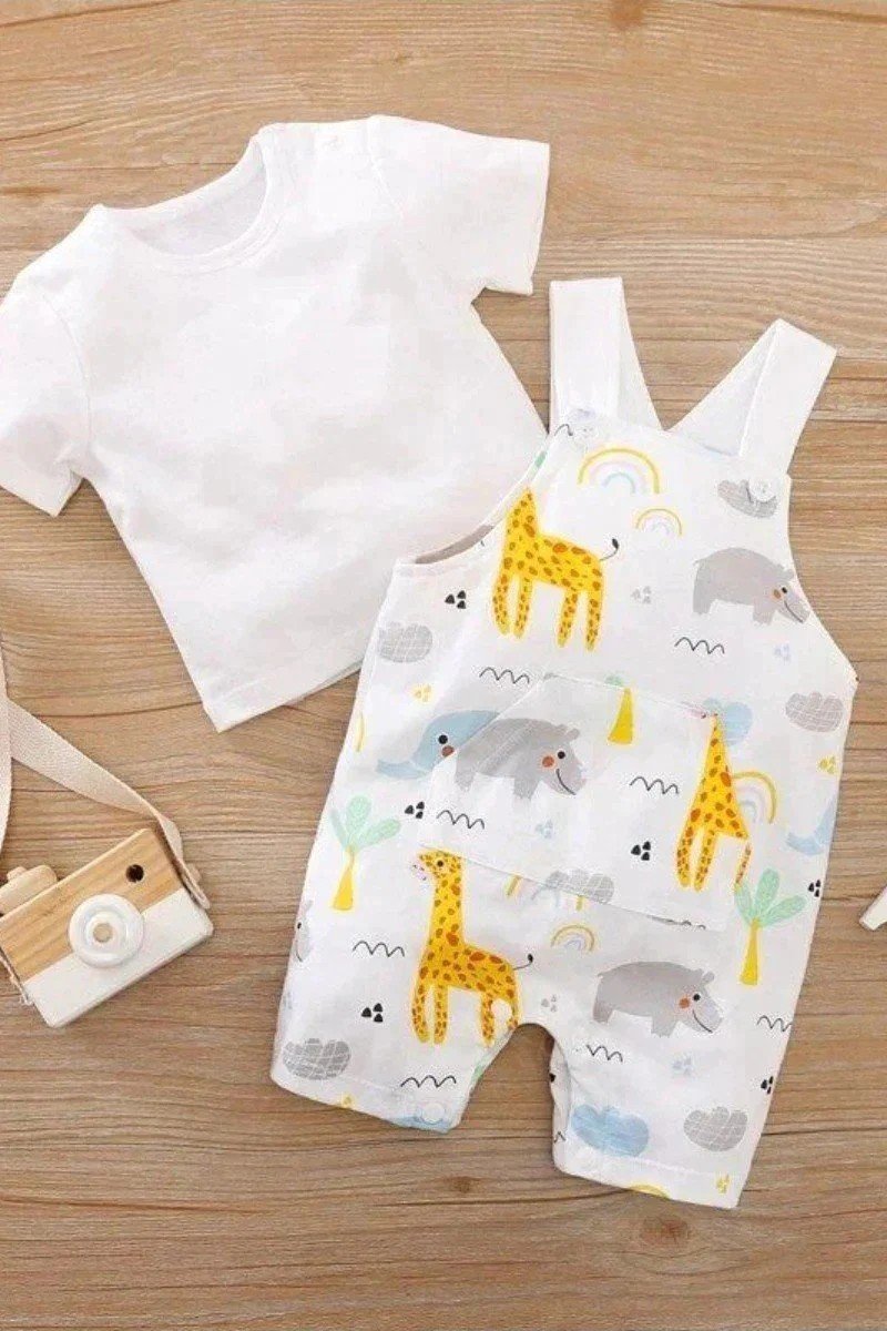 Animal Print Romper - Doodlebug Kidz