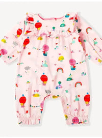 Balloon Ruffle Jumpsuit Romper (Organic Cotton) - Doodlebug Kidz