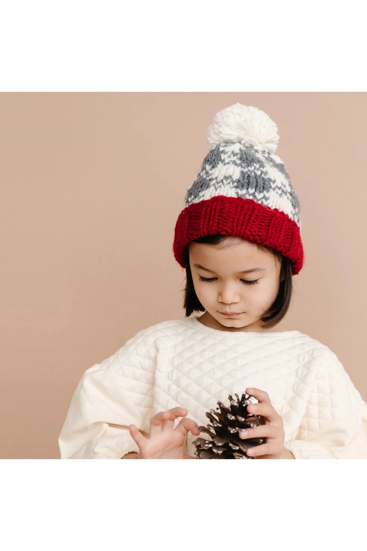 Buffalo Check Hat | Hand Knit Kids & Baby - Doodlebug Kidz