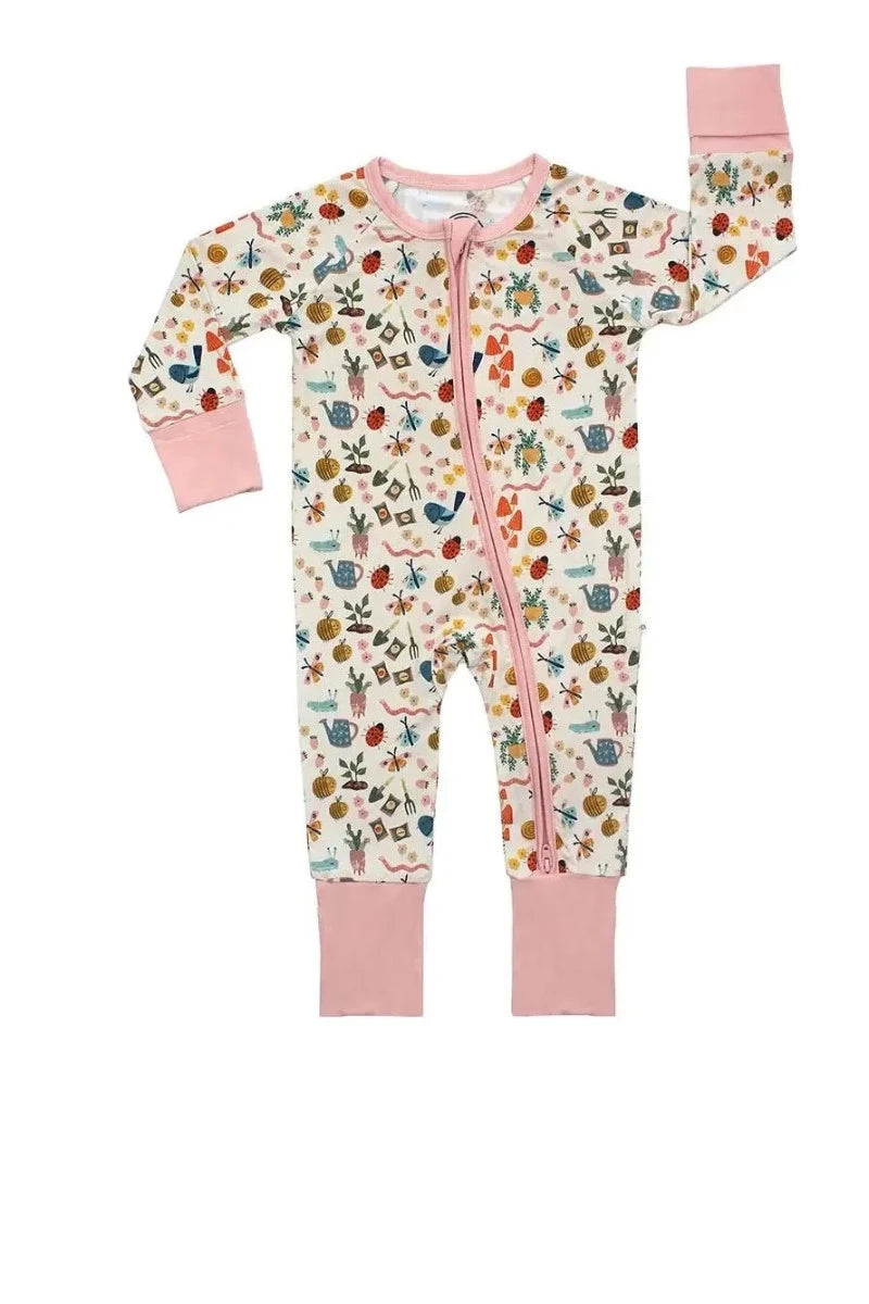 Garden Friends Bamboo Pajamas - Doodlebug Kidz