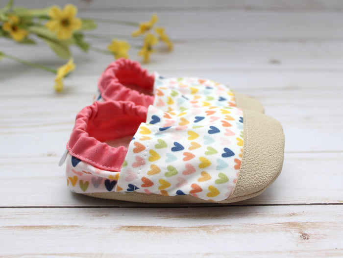 Spring Hearts Baby Shoes - Doodlebug Kidz