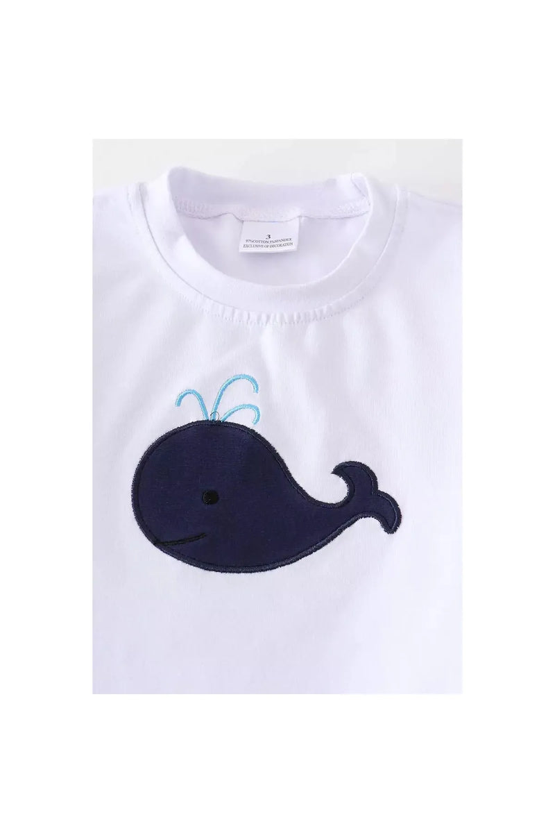 Whale Short Set - Doodlebug Kidz